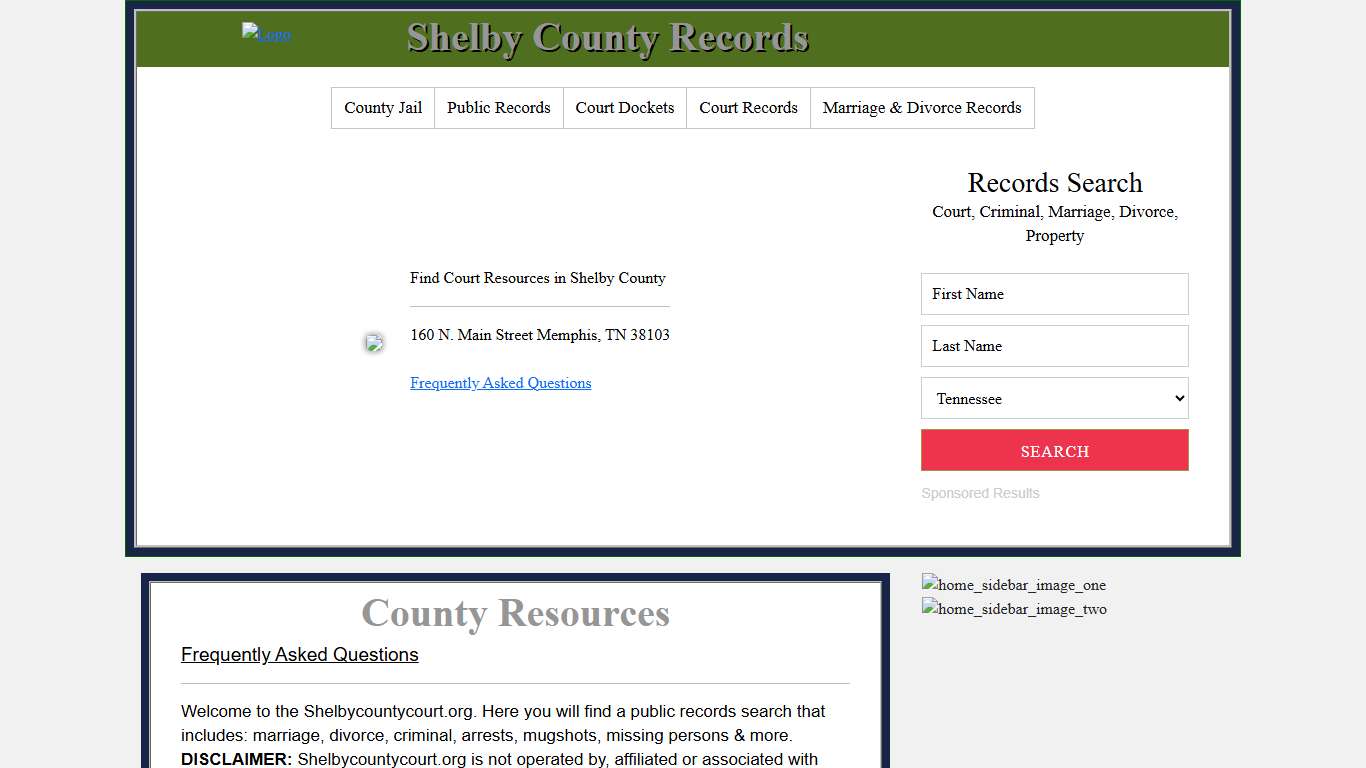 Shelby County TN Records