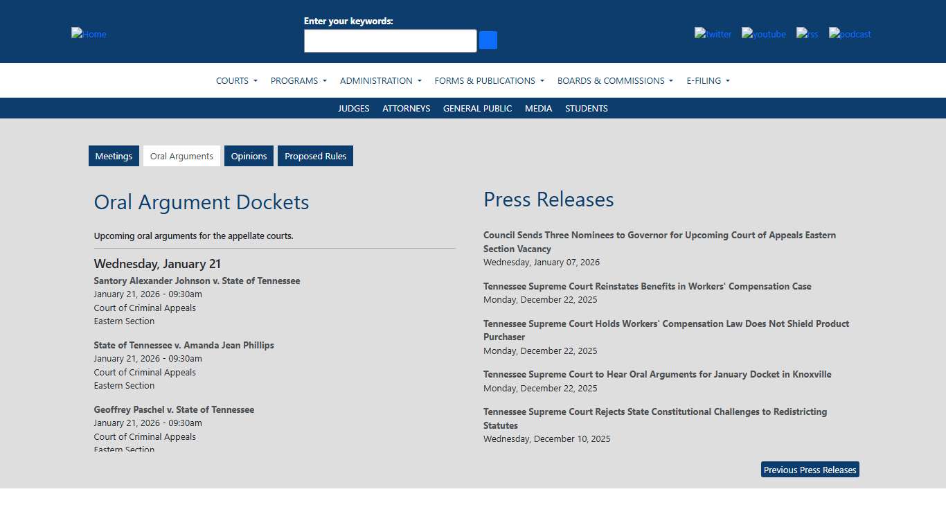 Homepage | Tennessee Administrative Office of the Courts